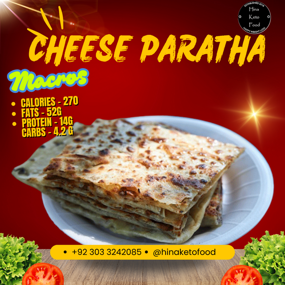 2 Frozen chicken cheese stuffed paratha