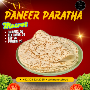 Frozen paneer paratha pack of 4