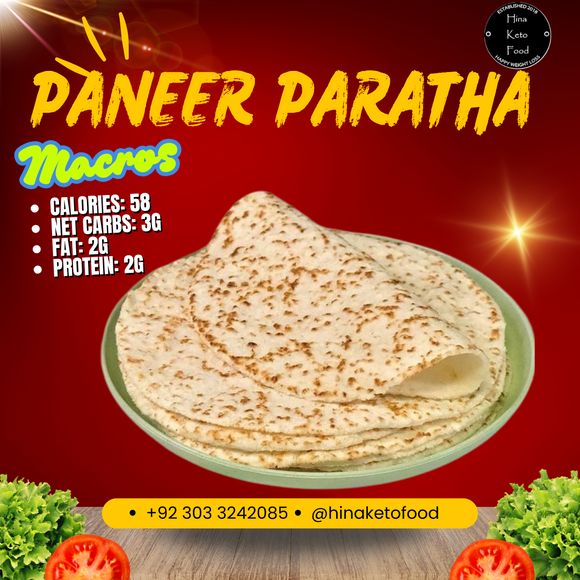 Frozen paneer paratha pack of 4