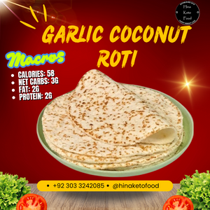 Garlic Roti Coconut (Naan)